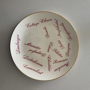 Beautiful ceramic cheese plate